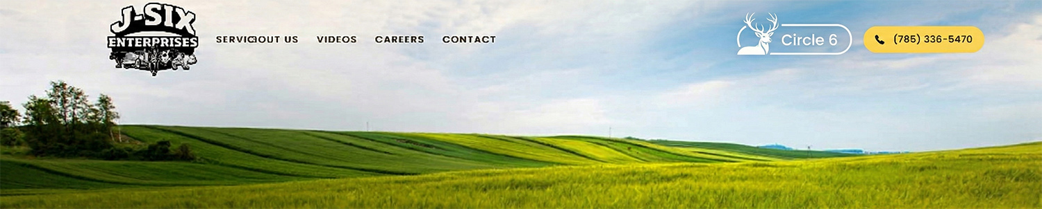 J-Six header with new Circle 6 button